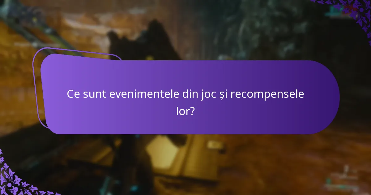 Cum să participi la evenimentele din joc?