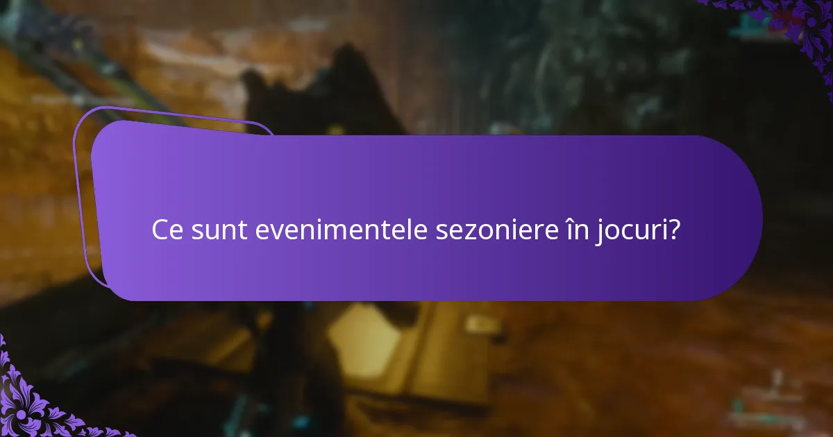 Care sunt beneficiile participării la evenimentele sezoniere?