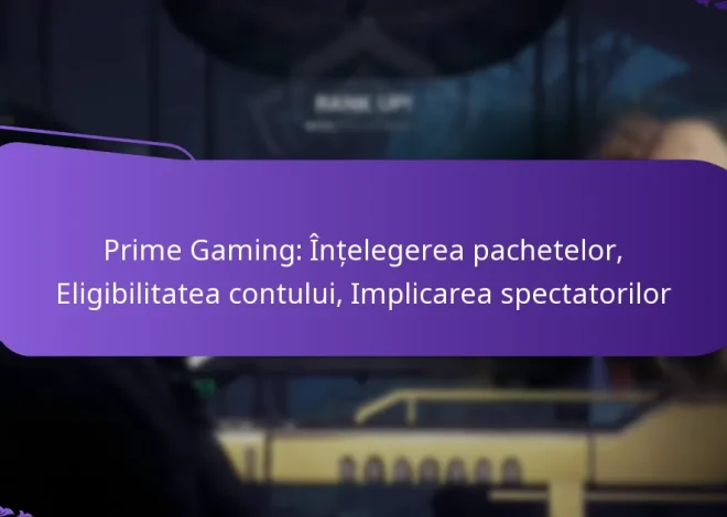 Prime Gaming: Înțelegerea pachetelor, Eligibilitatea contului, Implicarea spectatorilor