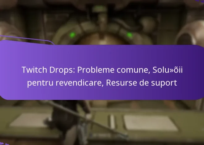 Twitch Drops: Probleme comune, Soluții pentru revendicare, Resurse de suport